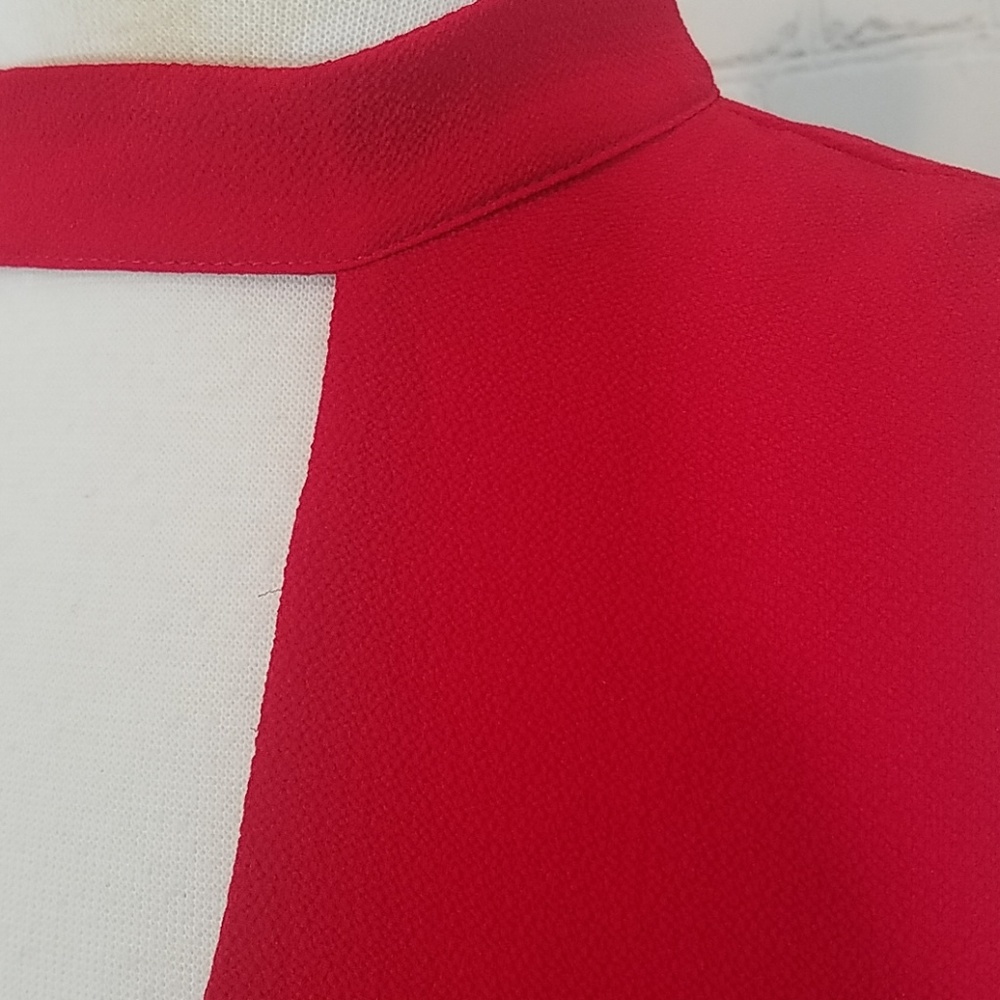 Red Mod Style Dress View 2